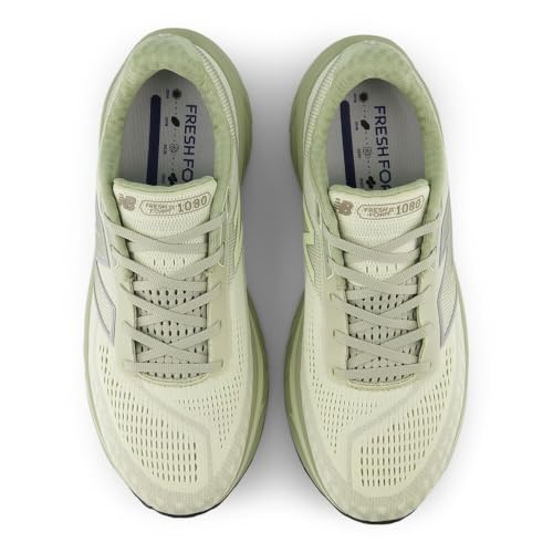 New Balance Men's Fresh Foam X 1080 V14 Running Shoe, Olivine/Mineral, 10 M