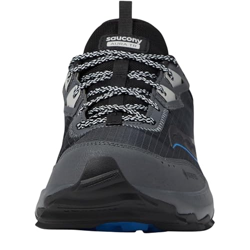 Saucony Men's Aura TR GTX Sneaker, Shadow/Black, 10