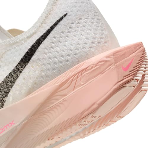 Nike Women's Vaporfly 3 Competition Running Shoes, Sail Black Crimson Tint Guava Ice, 8.5