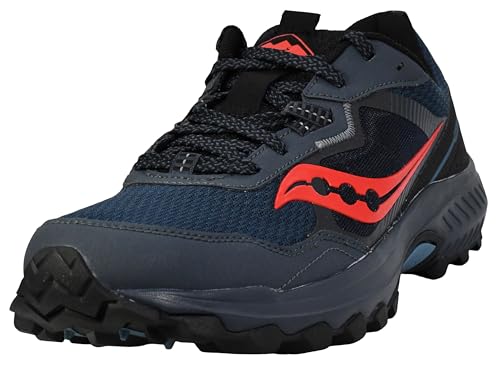 Saucony Men's Excursion TR16 Trail Running Shoe, Night/Black, 12 Medium