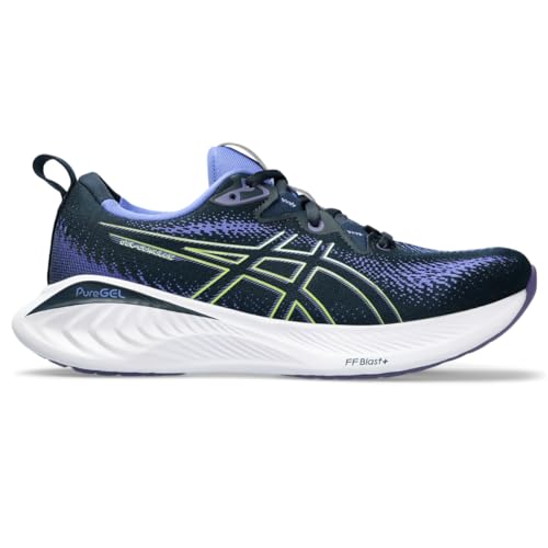 ASICS Women's Gel-Cumulus 25 Running Shoes, 5, French Blue/Illuminate Yellow