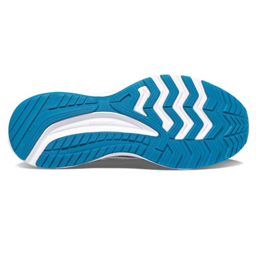 Saucony Men's Cohesion 15 Sneaker, Charcoal/Topaz, 9