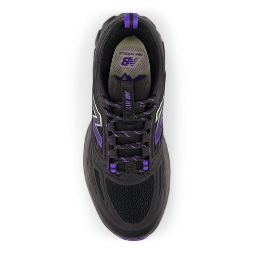 Women's New Balance Fresh Foam 410v9 Trail Shoes in Black/Electric Indigo alternate view 4