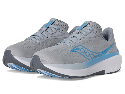 Saucony Women's Echelon 10 Sneaker, Flint/Breeze, 12