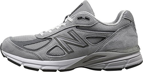 New Balance Men's Made in US 990 V4 Sneaker, Grey/Castlerock, 13 M US