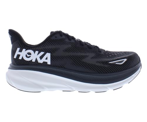 HOKA ONE ONE Clifton 9 Womens Shoes Size 10, Color: Black/White - product image