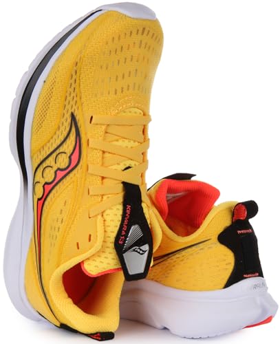 Saucony Men's Kinvara 13 Running Shoe, VIZIGLD/VIZIRED, 14