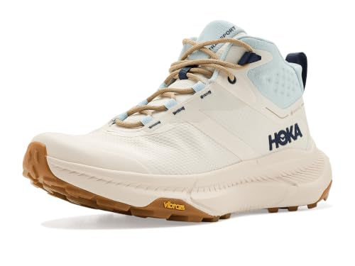 Hoka, Women's, Transport Hike GTX, Alabaster/Glimmering Blue, 9, Medium - product image