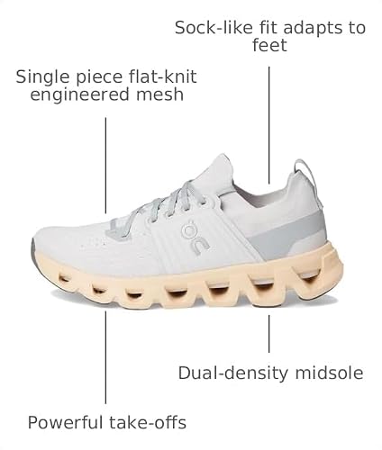 On Womens, Cloudswift 4 Frost/Blonde 10 Medium