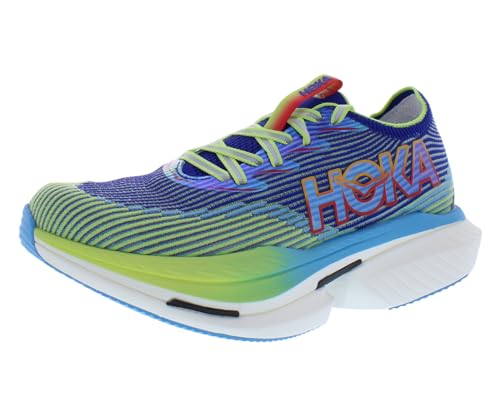 HOKA Cielo X1 Unisex Shoes Size 9.5, Color: Evening Sky/Lettuce