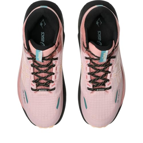 ASICS Women's Gel-Trabuco MT GTX Trail Running Shoes, 11, MORGANITE/Apricot Crush
