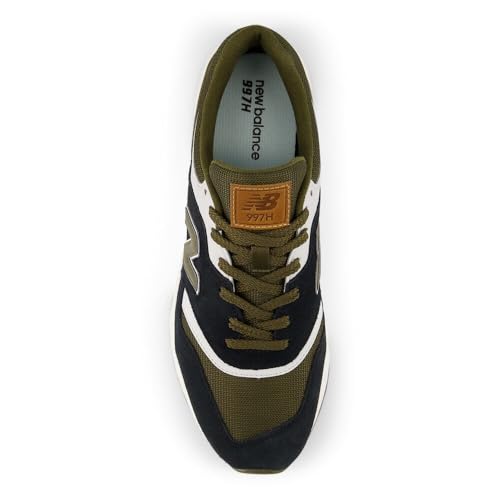 New Balance Men's 997H V1 Sneaker, Black/Woodland/Grey Matter, 11 M
