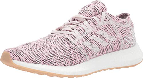 Adidas Performance Women's Pureboost Go Athletic Shoe, Orchid Tint/White/raw White, 9.5 M US