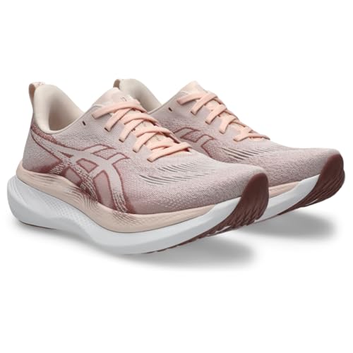 ASICS Women's GLIDERIDE MAX 2 Running Shoes, 9.5, Pearl Pink/Dusty RED