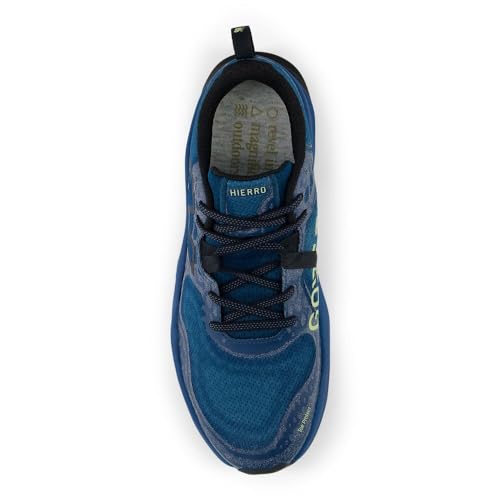 Women's New Balance Fresh Foam X Hierro v8 Gore-Tex Trail Shoes in Deep Sea/Black/Everglade Green alternate view 5