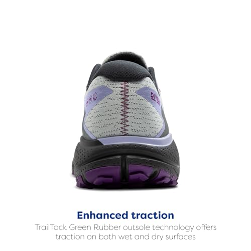 Brooks Women’s Divide 5 Trail Running Shoe - Mercury/Ebony/Sweet Lavender - 6.5 Medium