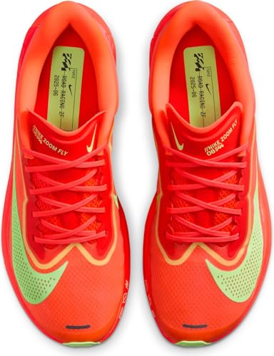 Nike Zoom Fly 6 Men's Road Running Shoe FN8454, Bright Crimson Cave Purple Lime Blast, 46 EU