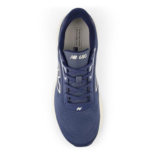 New Balance Men's Fresh Foam 680 V9 Running Shoe, Vintage Indigo/Nb Navy, 11.5 W