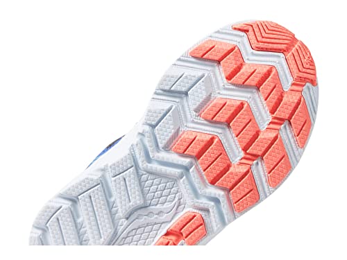 Saucony Baby Girl's Cohesion 14 A/C (Toddler) Silver/Periwinkle/Turquoise 7 Toddler M