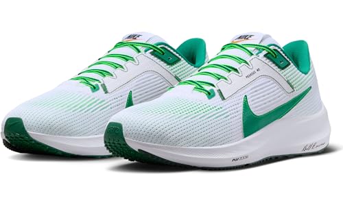 NIKE Men's Air Zoom Pegasus Sneaker, White Malachite Fir Green STRI, 11 US
