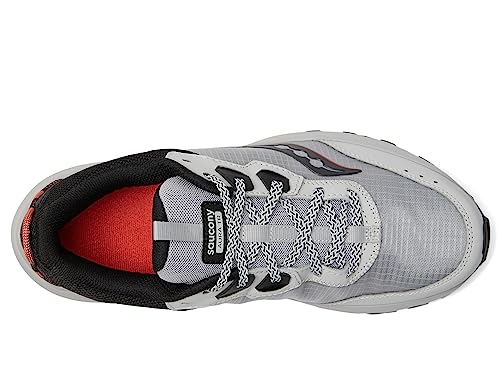 Saucony Men's Aura Tr Sneaker, Concrete/Black, 8 Wide