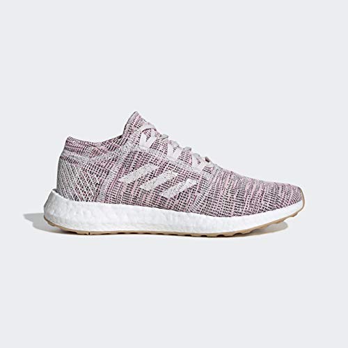 Adidas Performance Women's Pureboost Go Athletic Shoe, Orchid Tint/White/raw White, 9.5 M US