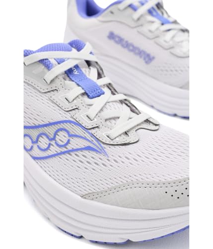 Saucony Women's Cohesion 19 Sneaker, Fog/Vinca, 8.5