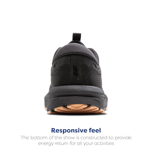Brooks Men’s Revel 7 Neutral Running Shoe - Black/Black - 11 Medium