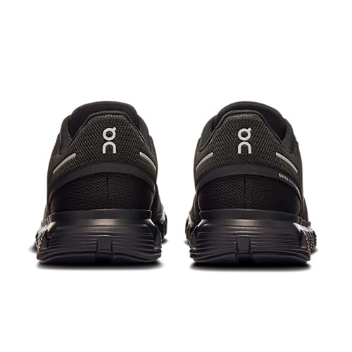 On Womens, Cloud 6 Black/Black 7.5 Medium
