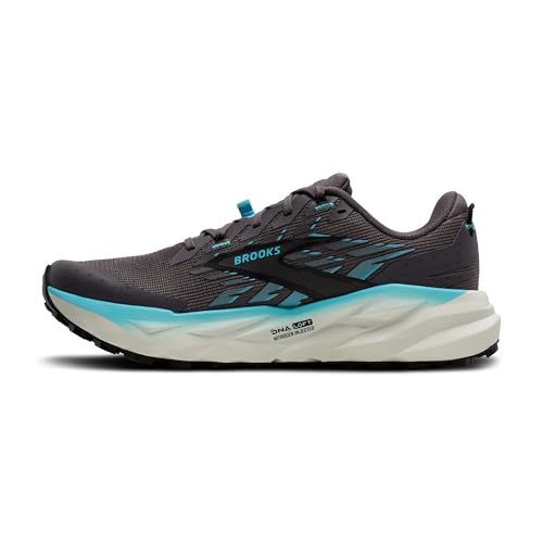 Brooks Women's Cascadia 19 Trainers, Rabbit Black Bluefish, 8.5 US
