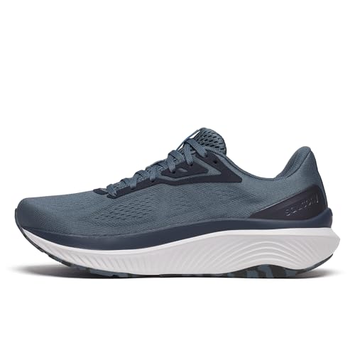 Saucony Men's Echelon 10 Sneaker, Dusk/Skydiver, 7.5