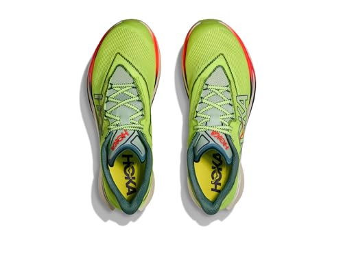 Hoka Unisex Cielo X1 3.0 Sneaker, Neon Yuzu/Thyme, 7 US Men - alternate view 2