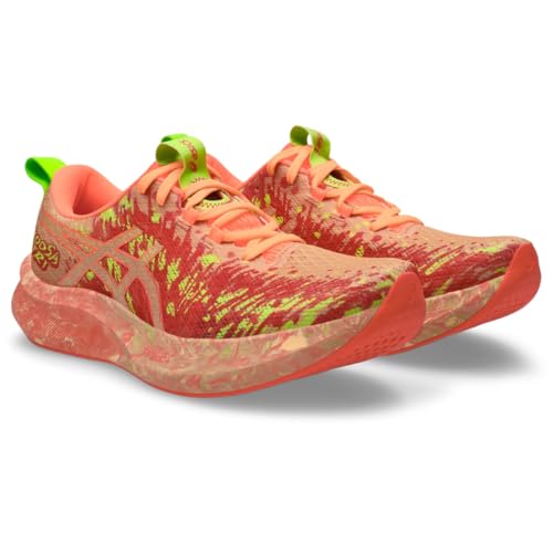ASICS Women's Noosa TRI 16 Running Shoe, 6.5, Orange Glow/Flash RED