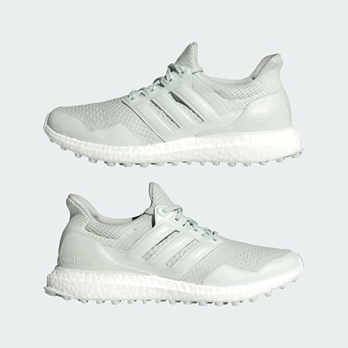 adidas Unisex Ultraboost Spikeless Golf Shoes, Crystal Jade/Footwear White, 9