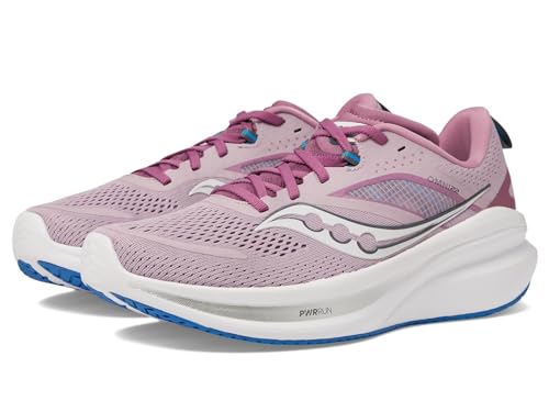 Saucony Women's Omni 22 Sneaker, Orchid/Cobalt, 11