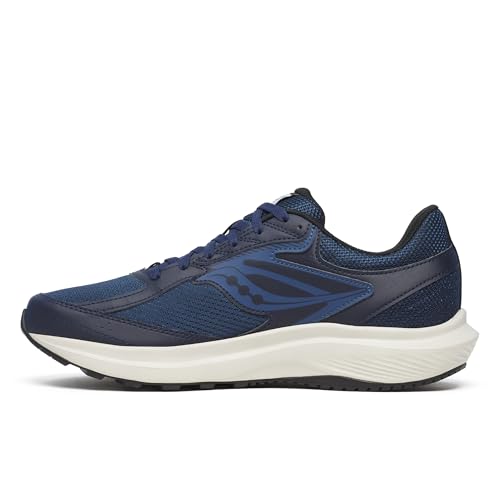 Saucony Men's Cohesion 17 Sneaker, Navy/White, 10