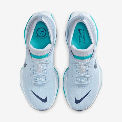 Nike Invincible 3 Men's Road Running Shoes (DR2615-407, Blue Tint/Dusty Cactus/Football Grey/Blue Void) Size 14