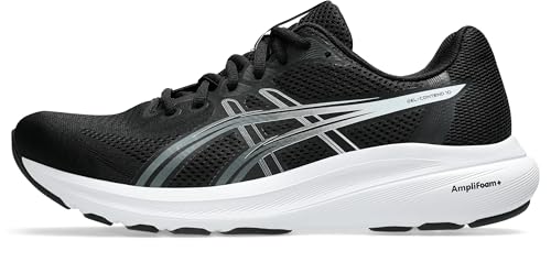 ASICS Men's Gel-Contend 10 Black/White Trainers, Black White, 8.5 US
