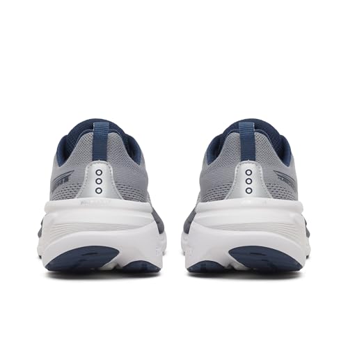Saucony Men's Hurricane 25 Sneaker, Flint/Navy, 11 Wide