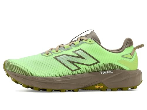 New Balance Men's FuelCell Rebel Trail Running Shoe, Afterglow/Thunder Brown, 12