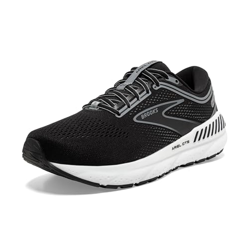 Brooks Women’s Ariel GTS 23 Supportive Running Shoe - Black/Grey/White - 6 Medium
