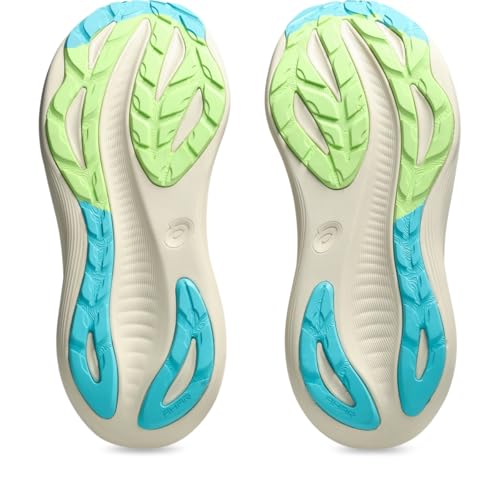ASICS Women's Gel-Nimbus 27 Trail Running Shoes, 10.5, Nature Bathing/Guava