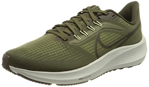 Nike Men's Air Zoom Pegasus Sneaker, Cargo Khaki Sequoia Pilgrim Honeydew, 10.5 US