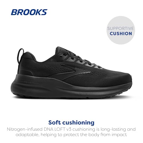 Brooks Men’s Beast GTS 26 Supportive Running & Walking Shoe - Black/Black/Grey - 13 X-Wide