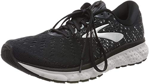 Brooks Mens Glycerin 17 Running Shoes, Black/Ebony/Silver, Black Ebony Silver, 9
