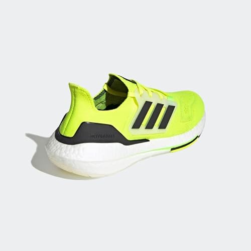 Adidas Men's Ultraboost 22, Solar Yellow/Black/Cloud White, 10