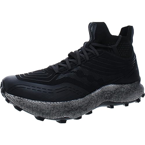 Saucony Mens Endorphin Trail Mid Runshield Hiking Shoes Black 10.5 Medium (D)