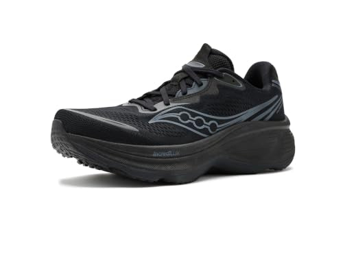 Saucony Men's Hurricane 26 Running Shoe, Triple Black, 11 Medium