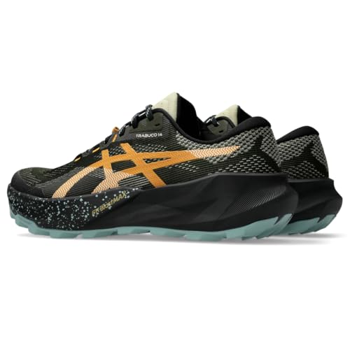 ASICS Men's Trabuco 14 Running Shoes, 13, Vintage Khaki/Black