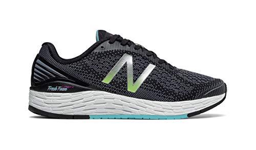 New Balance Women's Fresh Foam Vongo V2 Running Shoe, Black/Sea Spray, 6 M US
